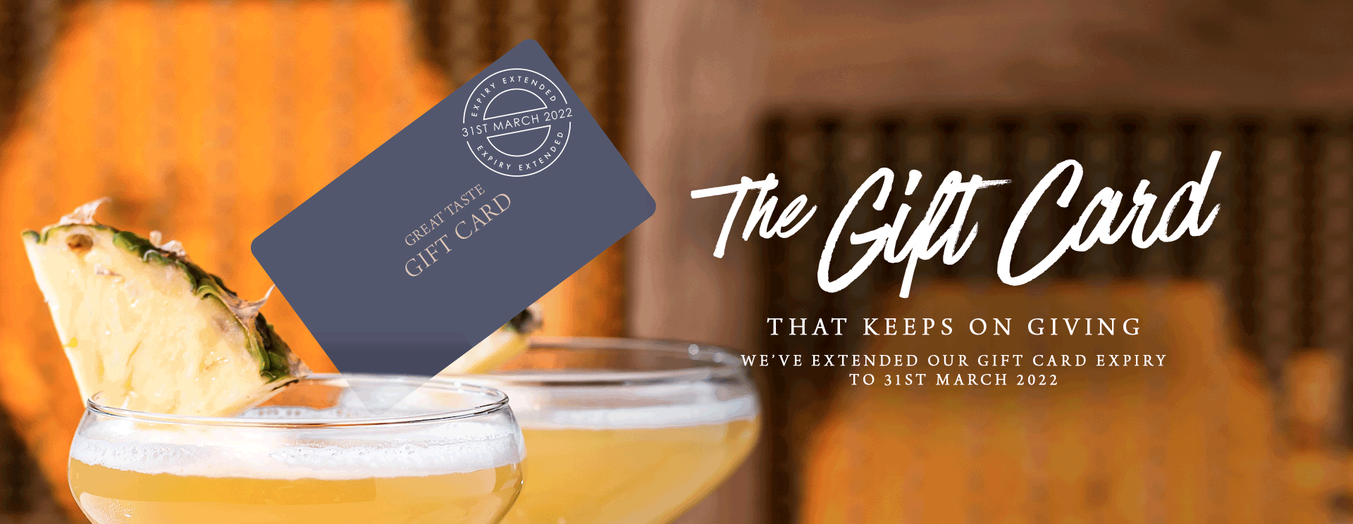 Give the gift of a gift card at The Wotton Hatch