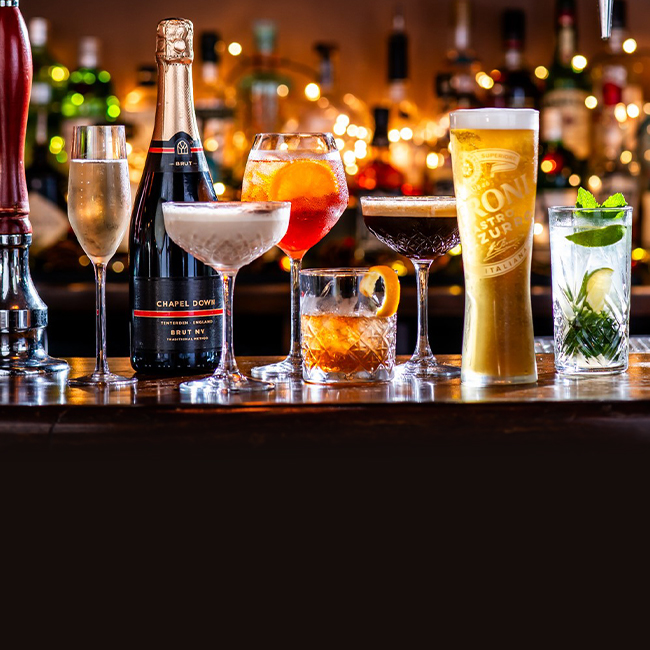 Wine & Drinks menu at The Wotton Hatch