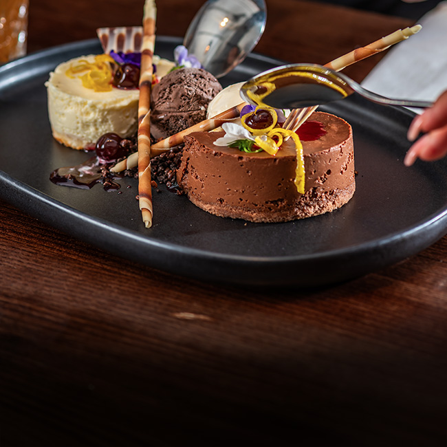 Dessert menu at The Wotton Hatch