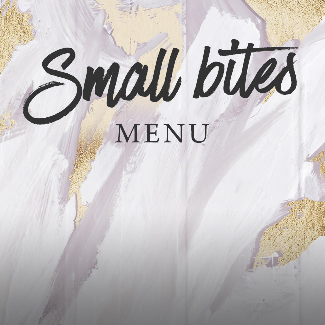 Small Bites menu at The Wotton Hatch 